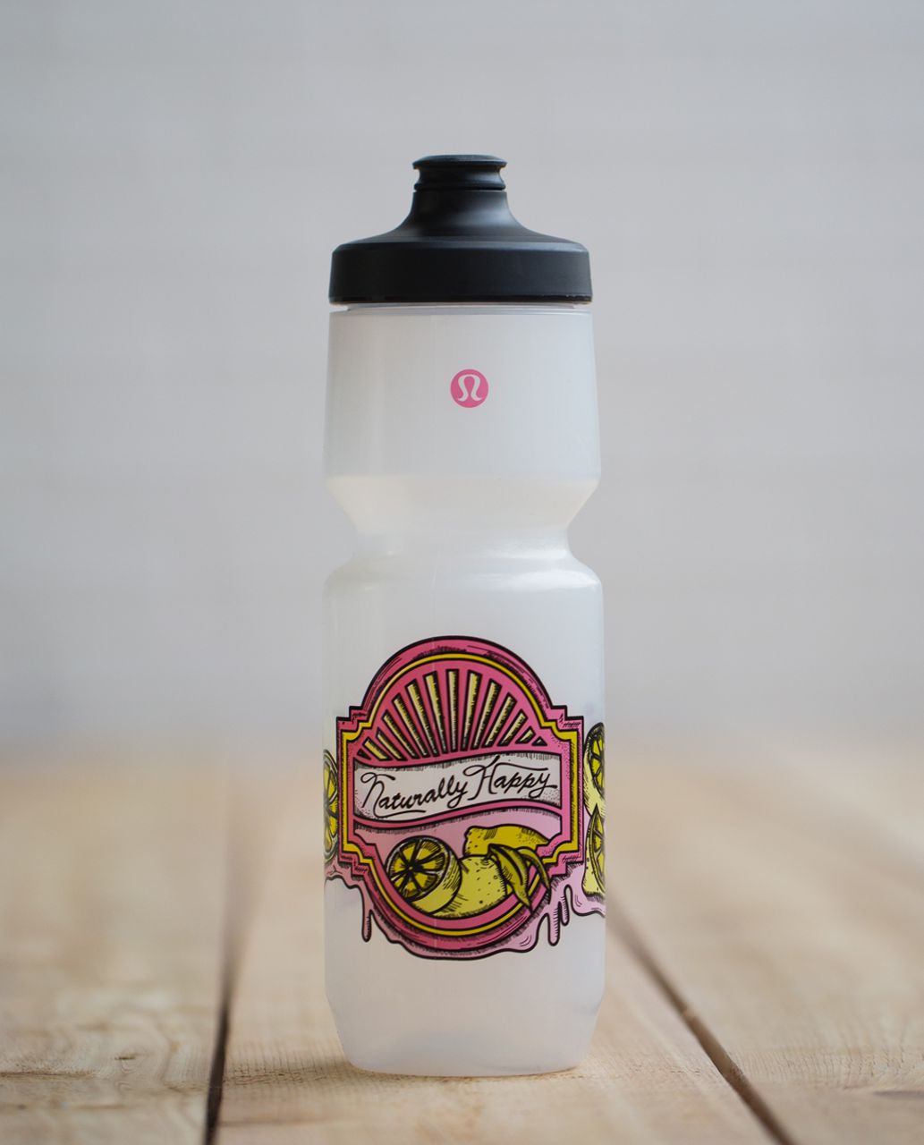 Lululemon Purist Cycling Water Bottle - Naturally Happy Rose Bud