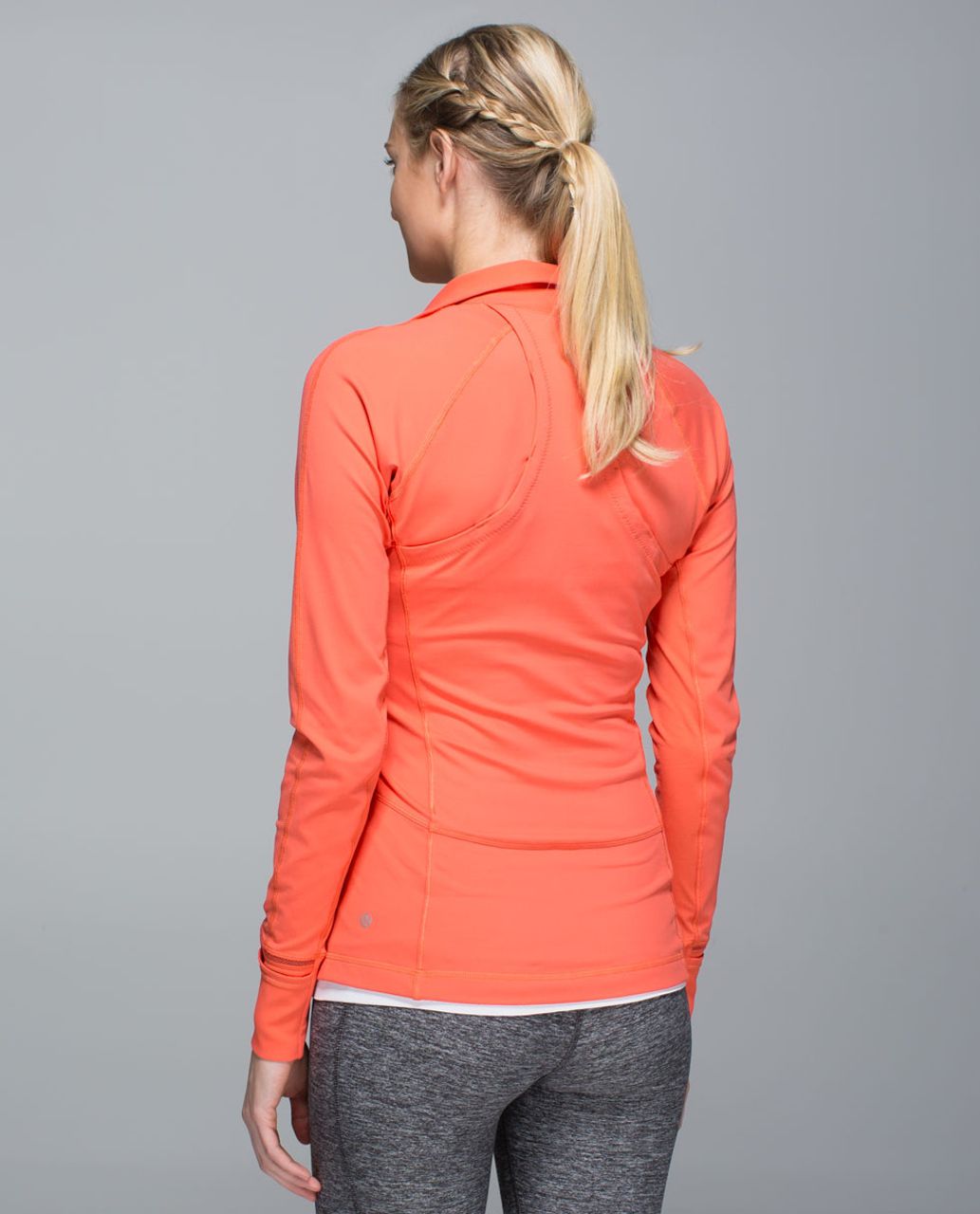 Lululemon Race With Grace 1/2 Zip II - Atomic Red