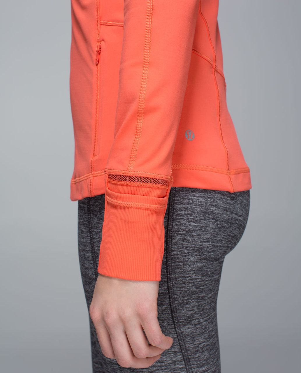 Lululemon Race With Grace 1/2 Zip II - Atomic Red