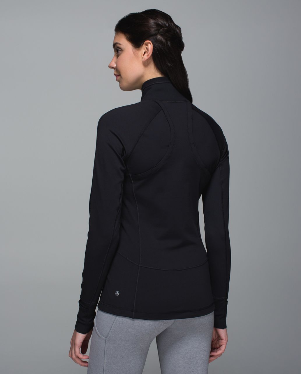 Lululemon Race With Grace 1/2 Zip II - Black - lulu fanatics