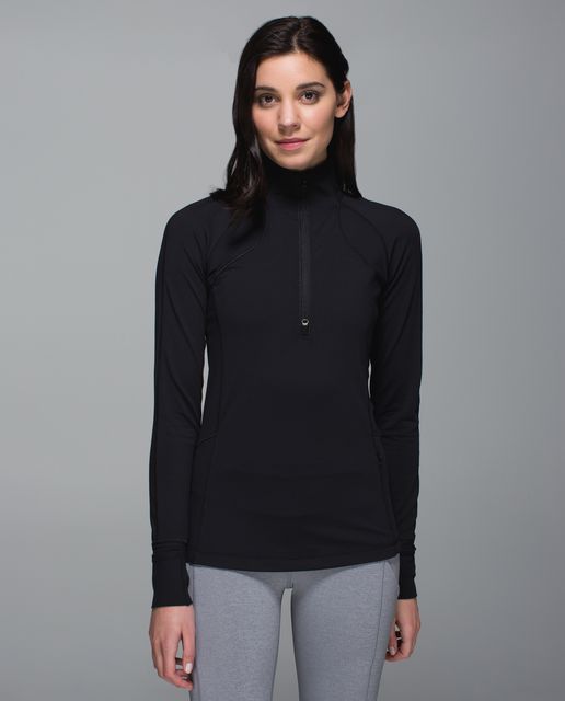 Lululemon Race With Grace 1/2 Zip II - Atomic Red - lulu fanatics