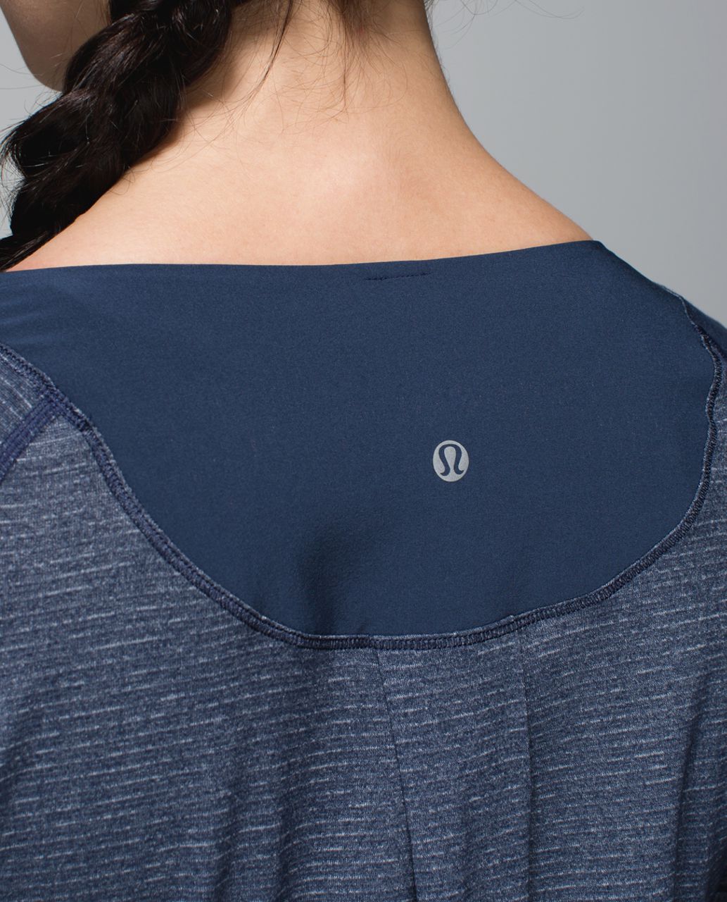 Lululemon Turn It Up Long Sleeve - Heathered Inkwell / Inkwell