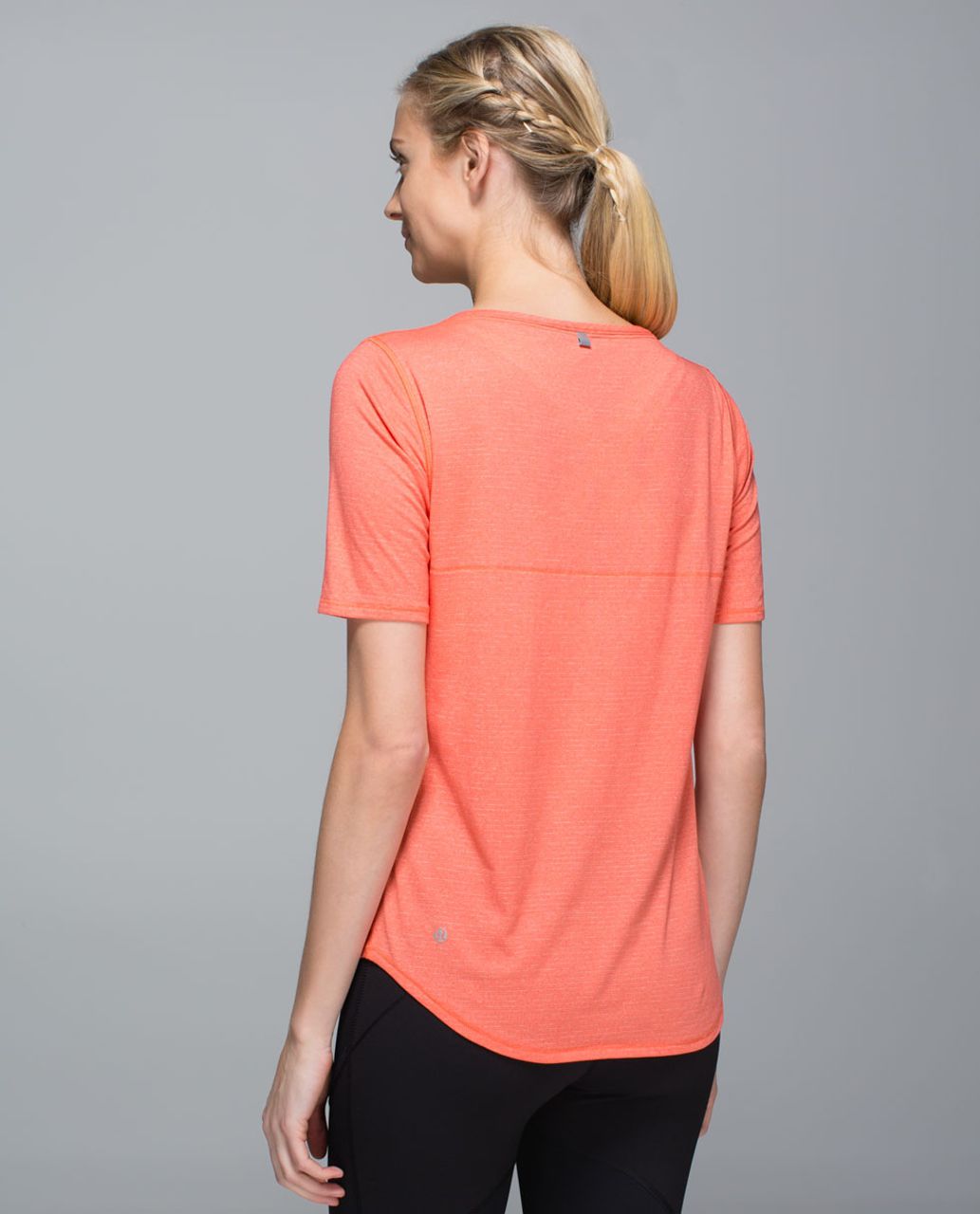 Lululemon Run Away Tee - Heathered Atomic Red