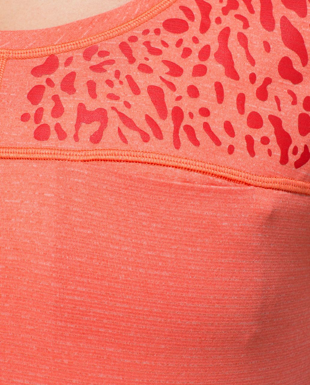 Lululemon Run Away Tee - Heathered Atomic Red