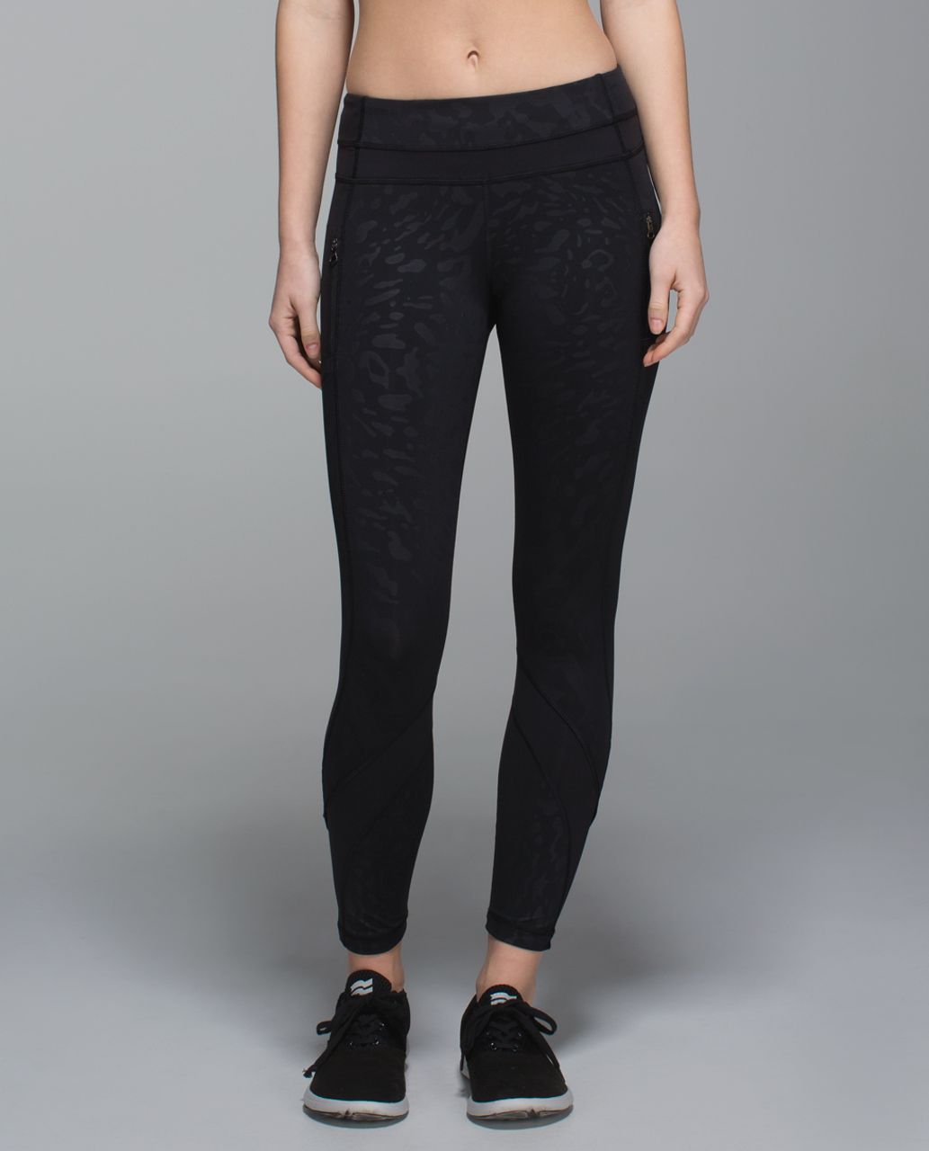 LULULEMON INSPIRE TIGHT PANTS PIGMENT WAVE BLACK MESH Sz 2 - clothing &  accessories - by owner - apparel sale 