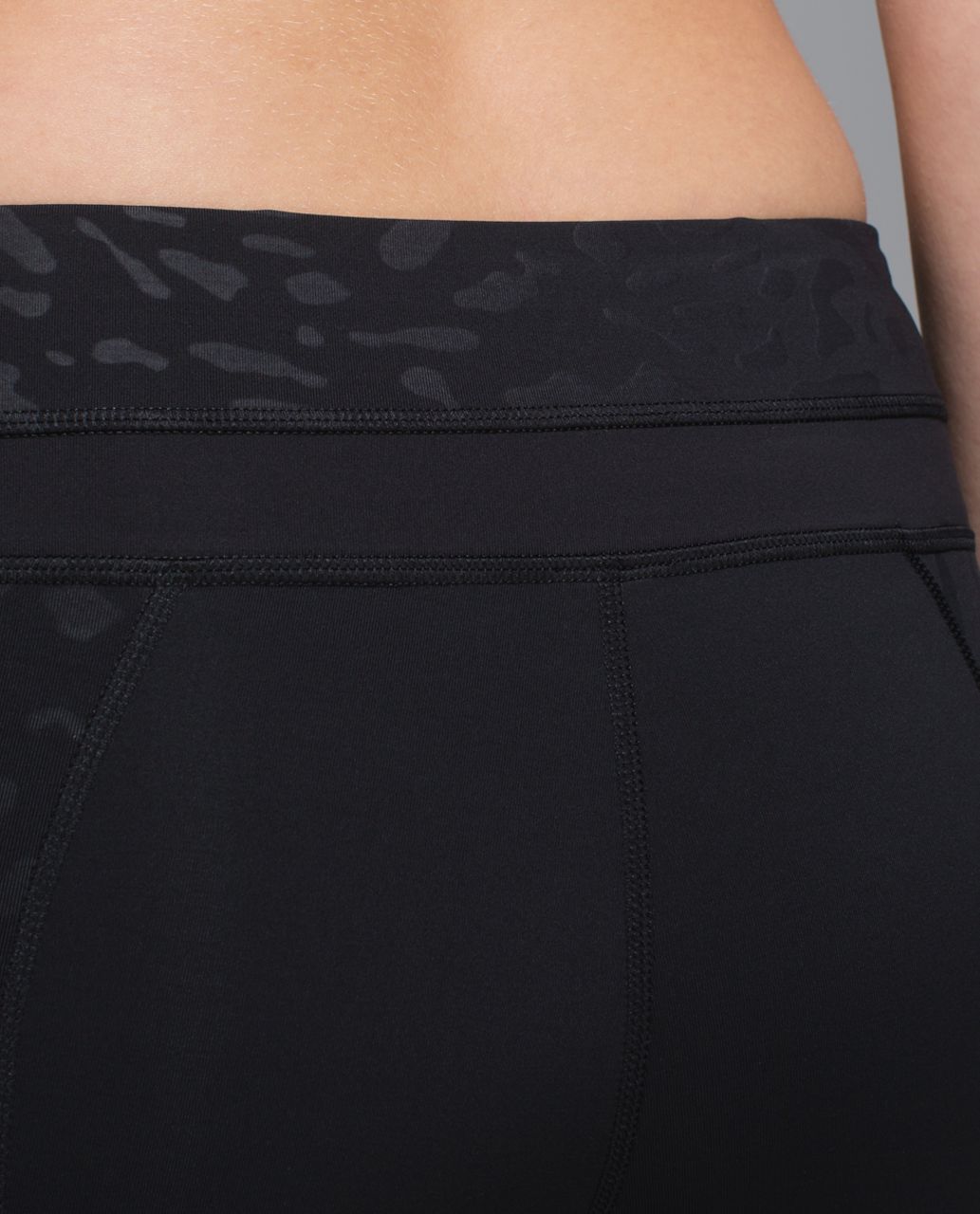 Lululemon Inspire Tight II - Animal Swirl Embossed Black / Black - lulu ...