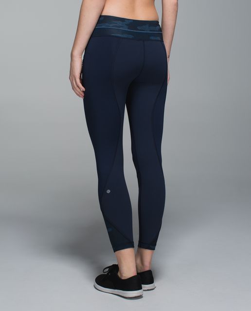 Lululemon Inspire Tight II (Mesh) *Full-On Luxtreme - Static Mist White  Black / Black - lulu fanatics