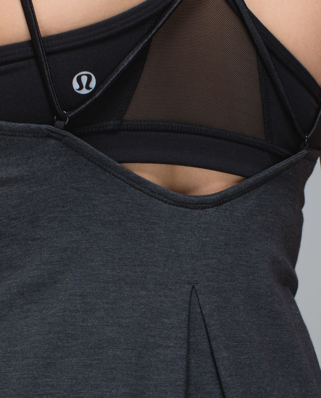 Lululemon Breezy Tank - Heathered Black /  Black