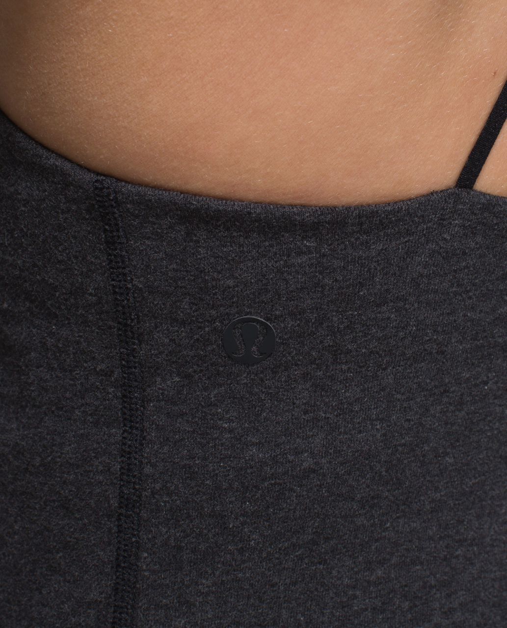 Lululemon Motivate Tank - Heathered Black /  Black