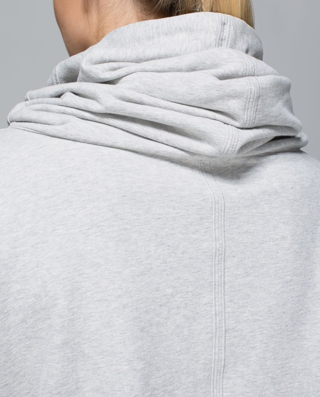 Lululemon Stress Less Hoodie - Heathered Light Grey / Silver Spoon