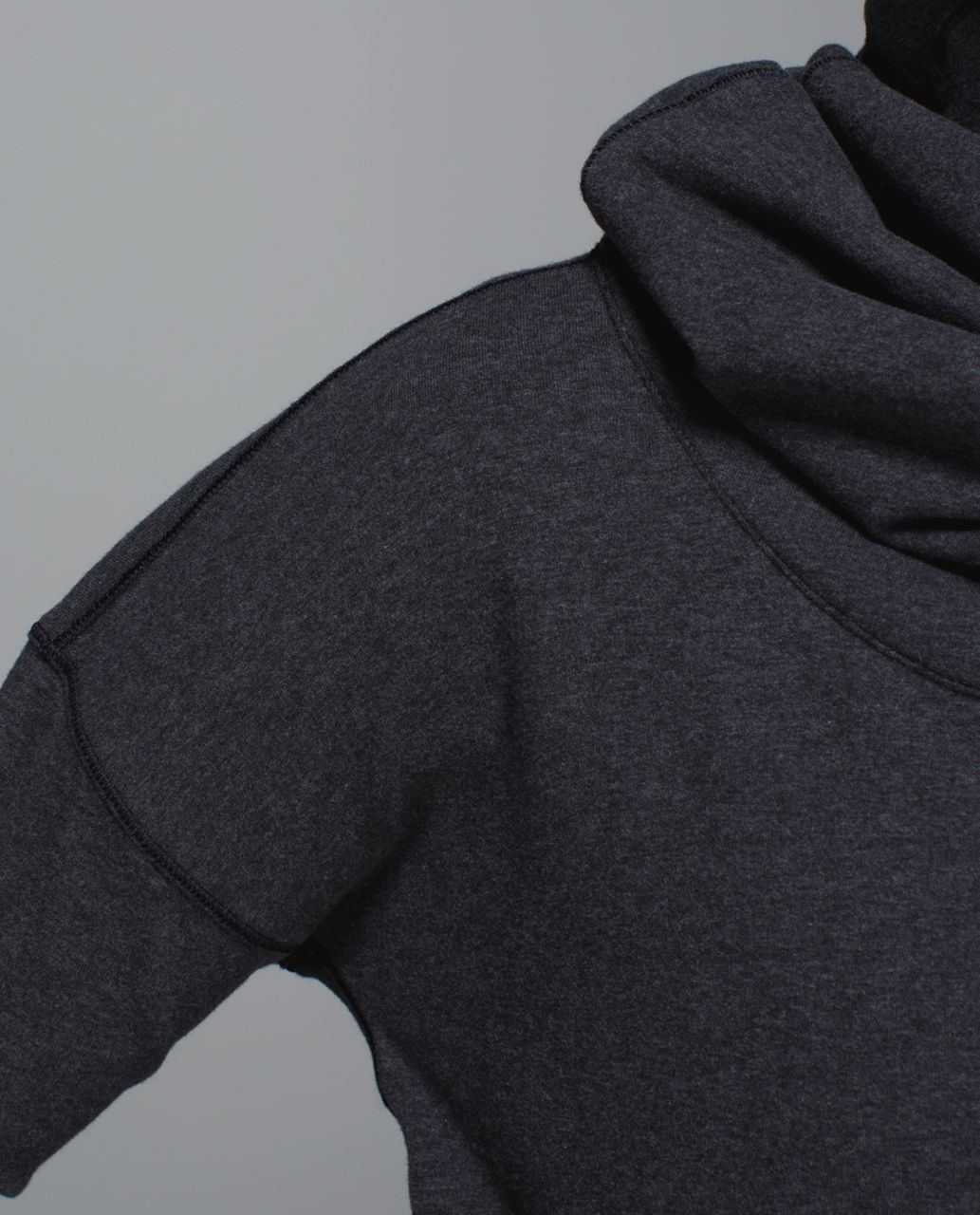 Lululemon Stress Less Hoodie - Heathered Marled Black / Black