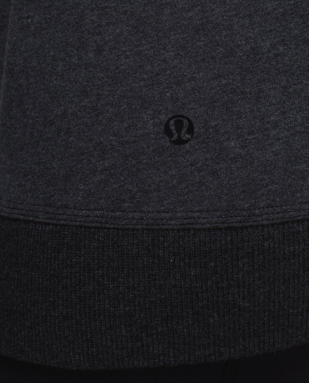 Lululemon Stress Less Hoodie - Heathered Marled Black / Black