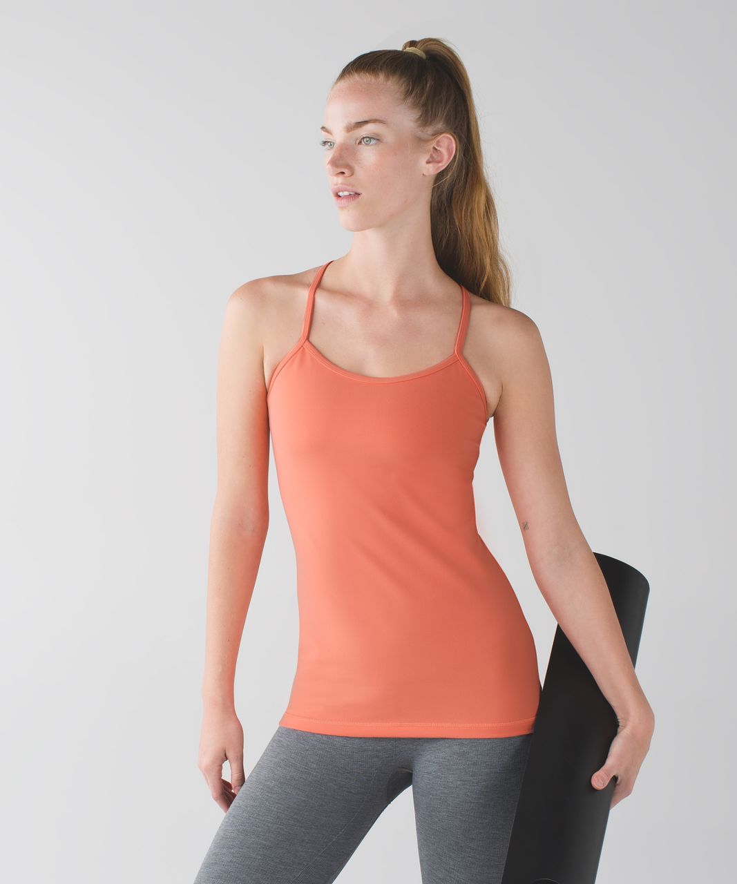 Lululemon Power Y Tank *Luon - Plum Peach