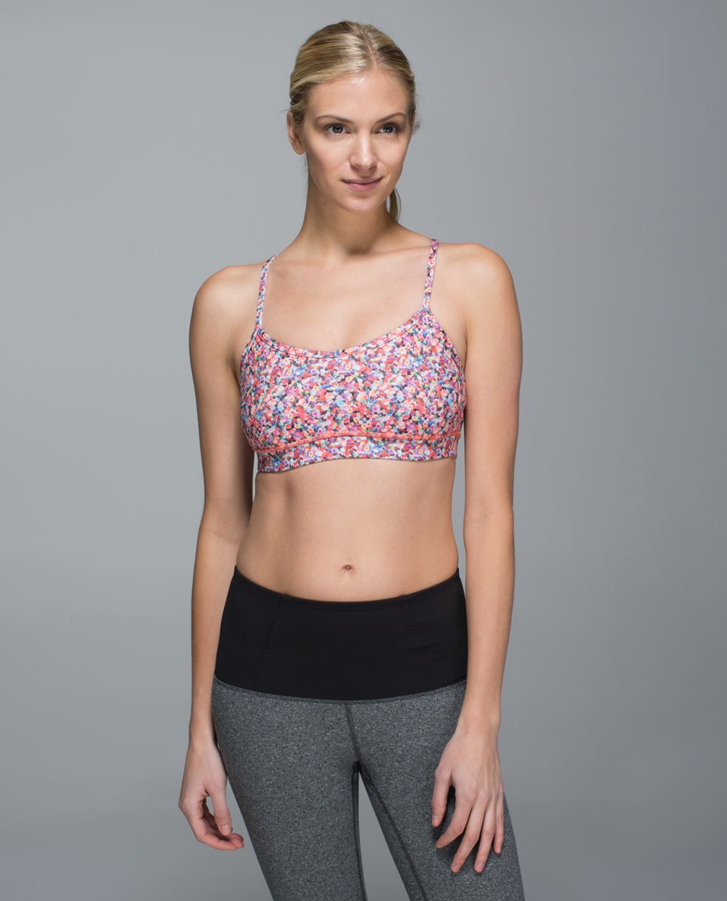 Lululemon Flow Y Bra IV - Prism Petal Multi