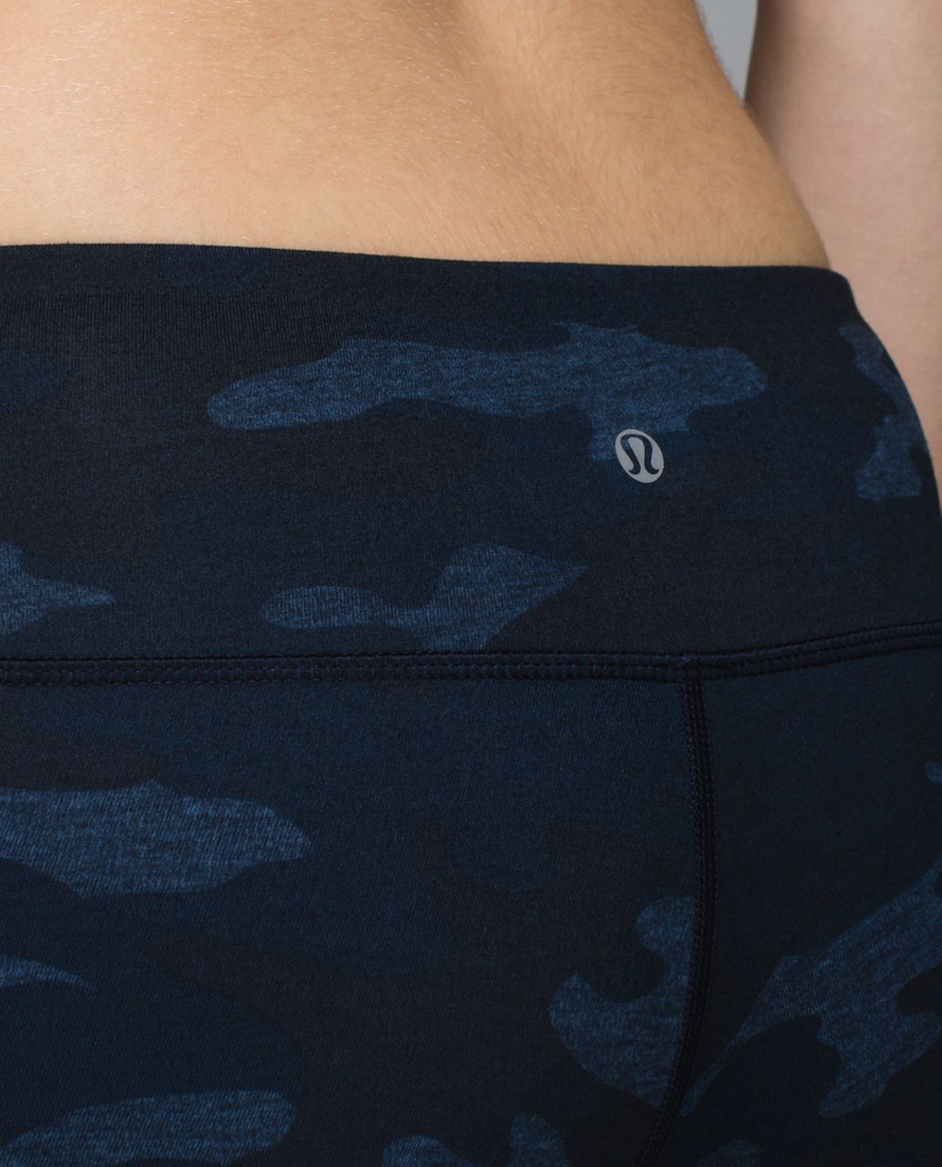 Lululemon Wunder Under Pant *Full-On Luon - Heathered Texture Lotus Camo Oil Slick Blue