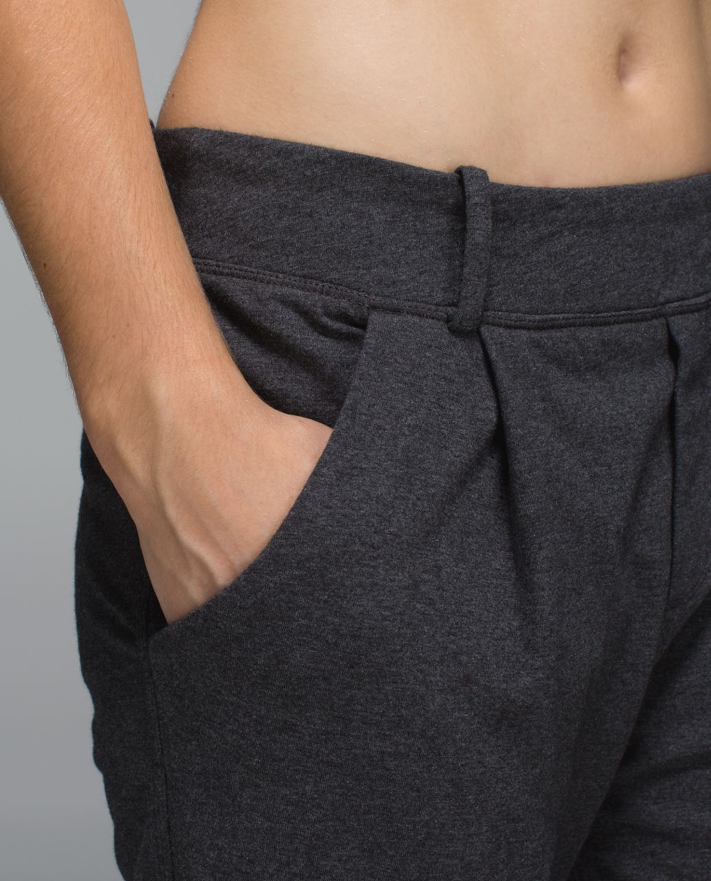 Lululemon Stress Less Pant - Heathered Dark Grey / Soot - lulu fanatics