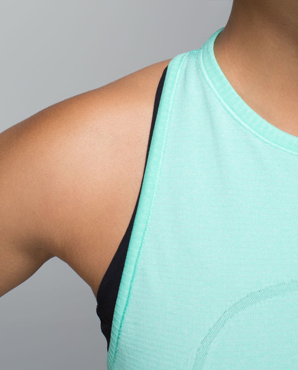 Lululemon Run:  Swiftly Tech Tank - Heathered Menthol