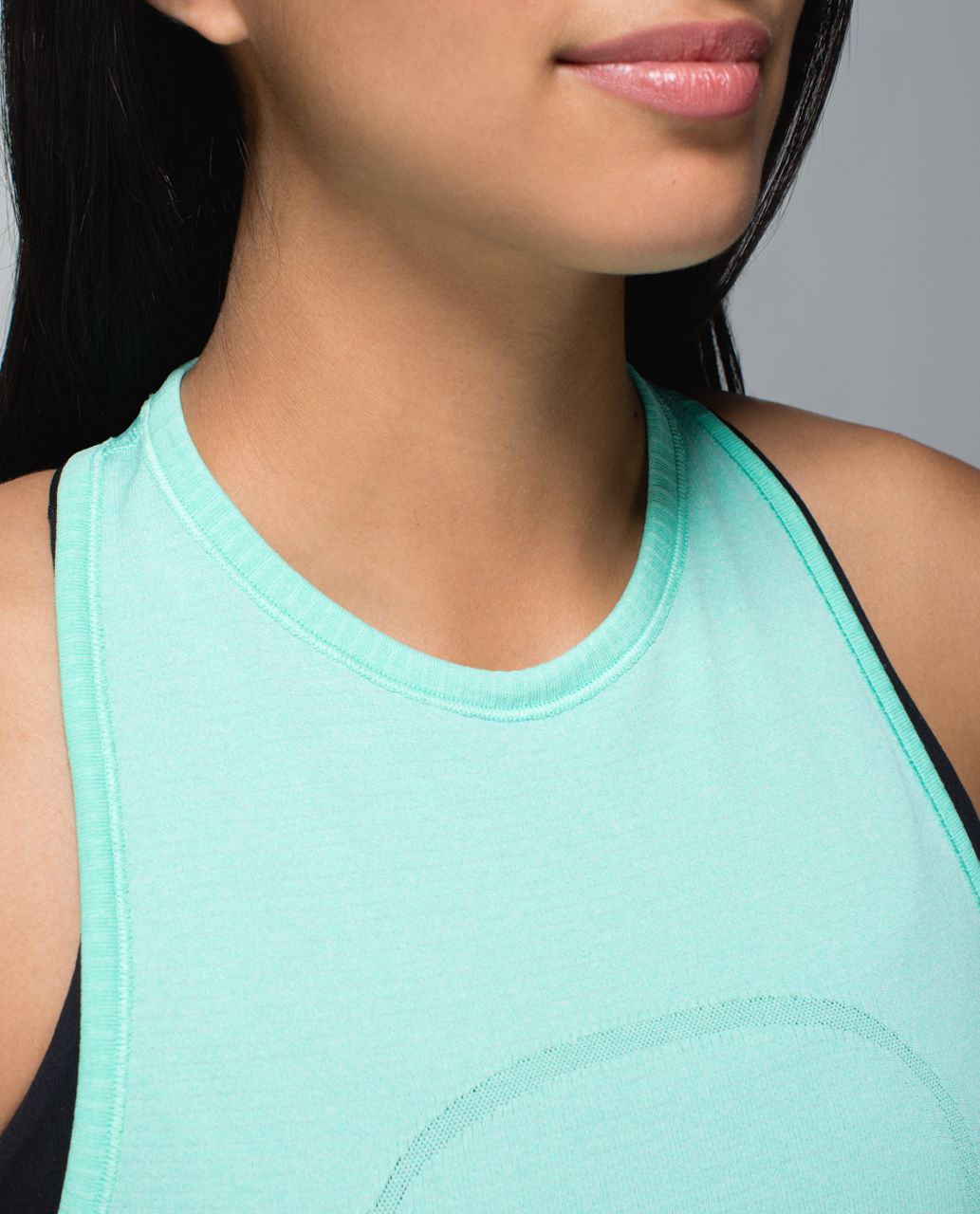 Lululemon Run:  Swiftly Tech Tank - Heathered Menthol