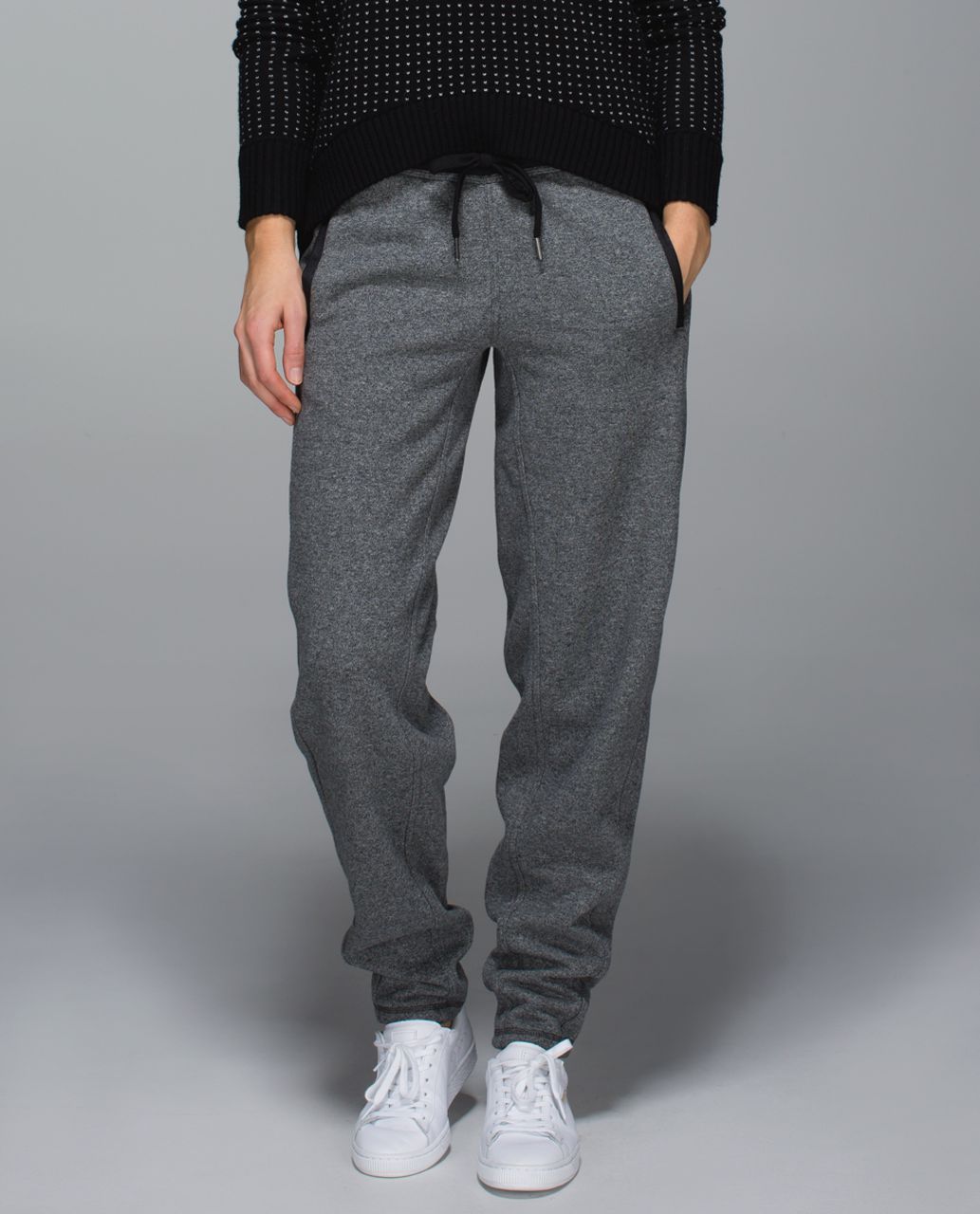 Lululemon Karmacollected Pant - Heathered Speckled Black / Black