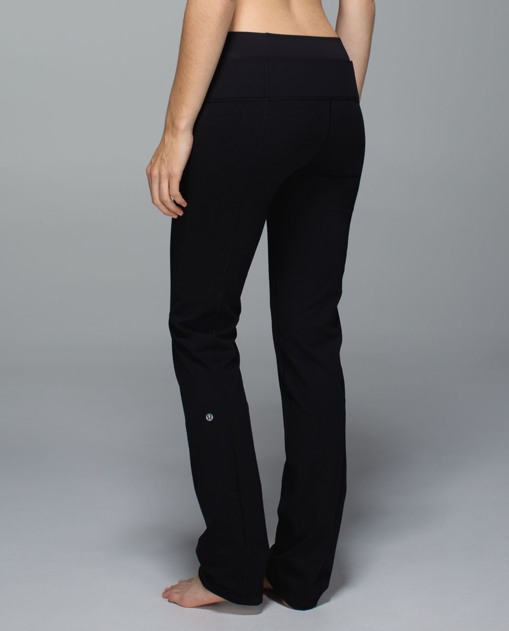 Lululemon Straight-Up Pant *Full-On Luon - Shine Dot Black - lulu fanatics