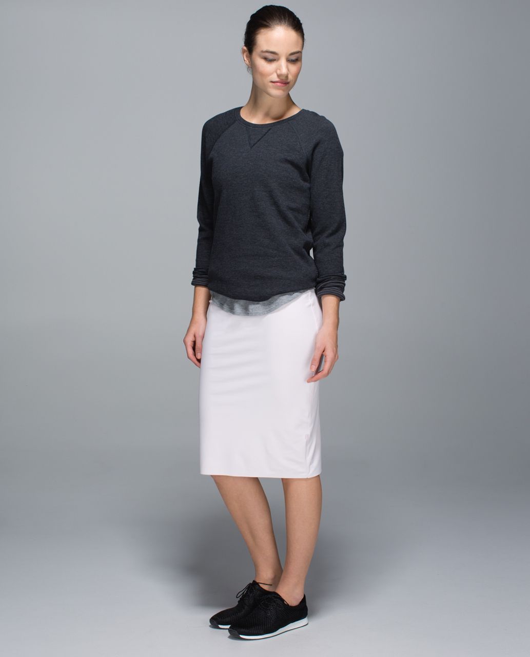 Lululemon Twice As Nice Skirt - Neutral Blush / Silver Spoon