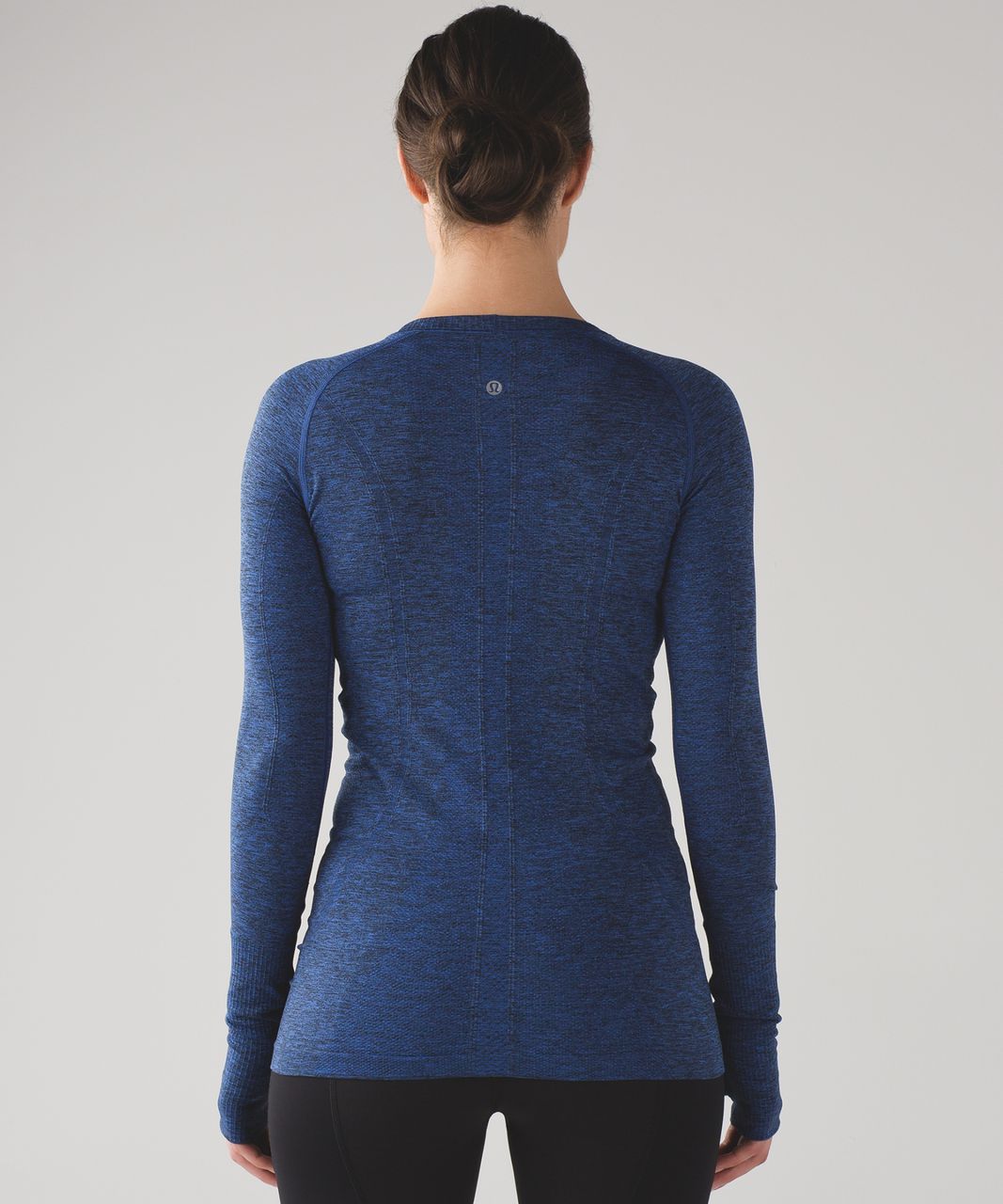 Lululemon Swiftly Tech Long Sleeve Crew - Cerulean Blue / Black