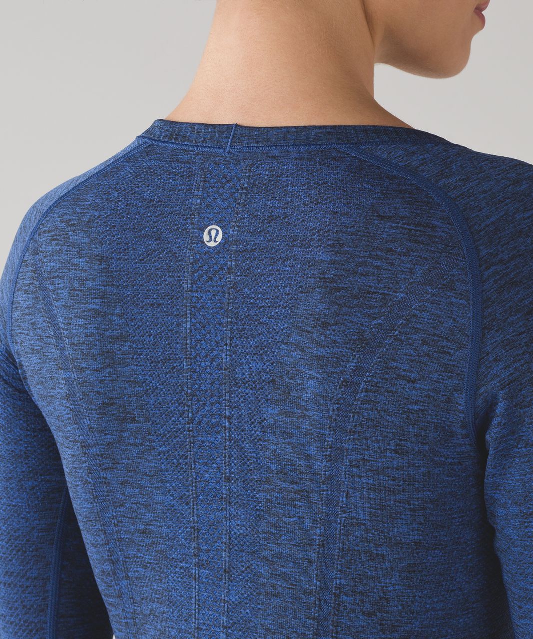 Lululemon Swiftly Tech Long Sleeve Crew - Cerulean Blue / Black