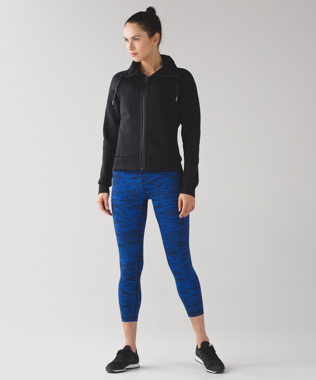 Lululemon High Times Pant (Full-On Luxtreme) - Life Lines Cerulean Blue Black