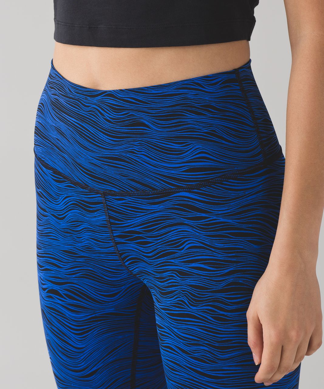 Lululemon High Times Pant (Full-On Luxtreme) - Life Lines Cerulean Blue Black