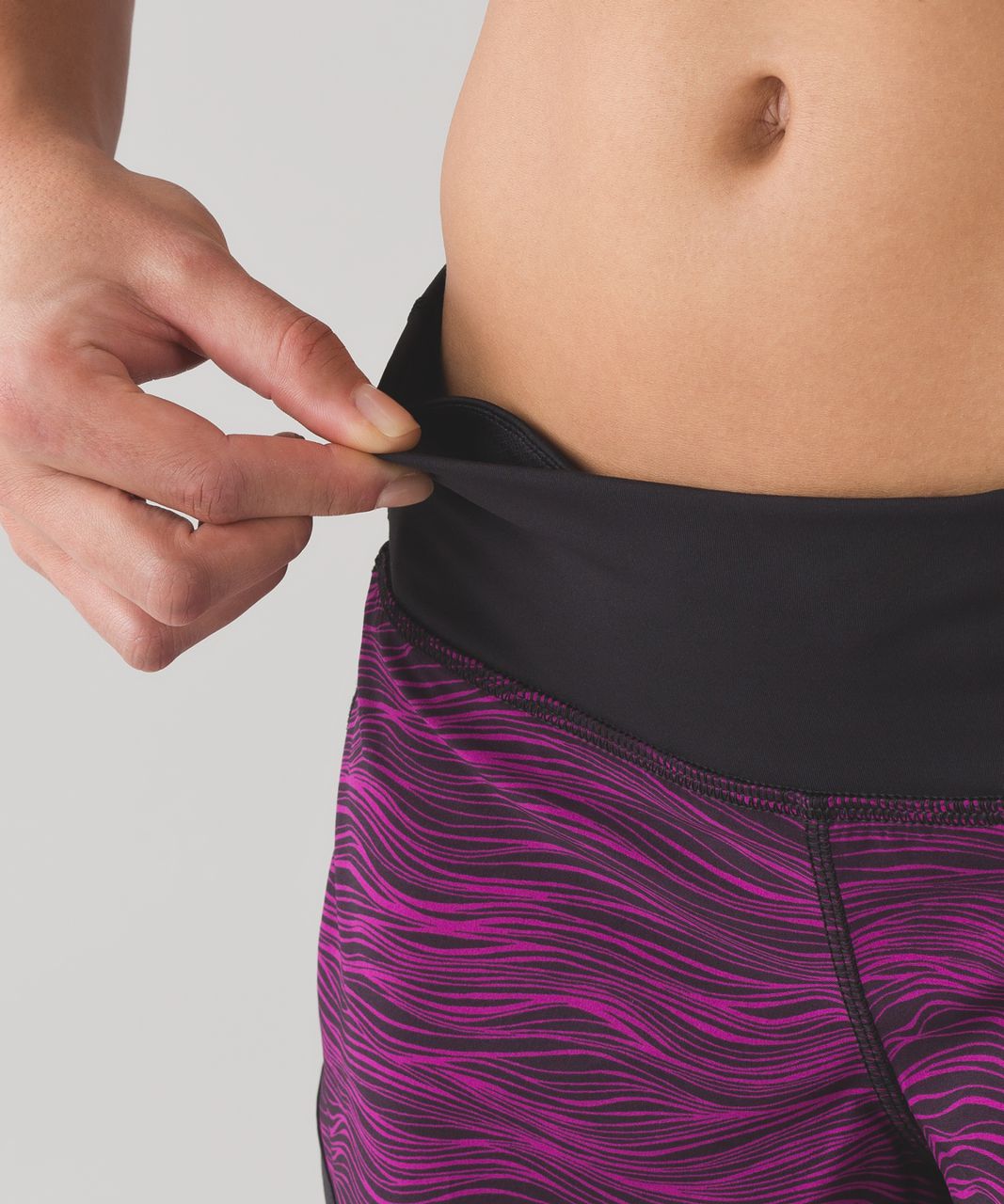 Lululemon Speed Short (2 1/2") - Life Lines Polar Pink Black / Black