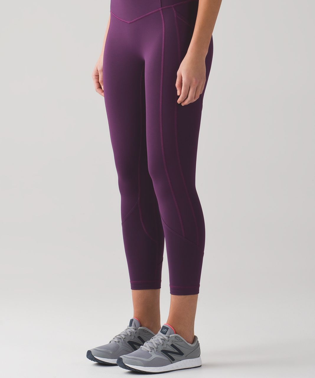 Lululemon All The Right Places Crop II (23") - Darkest Magenta