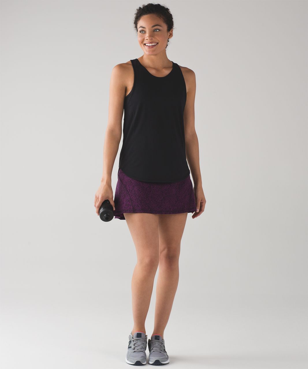 Lululemon Circuit Breaker Skirt (Tall) (15") - Circuit Aurora Black / Black