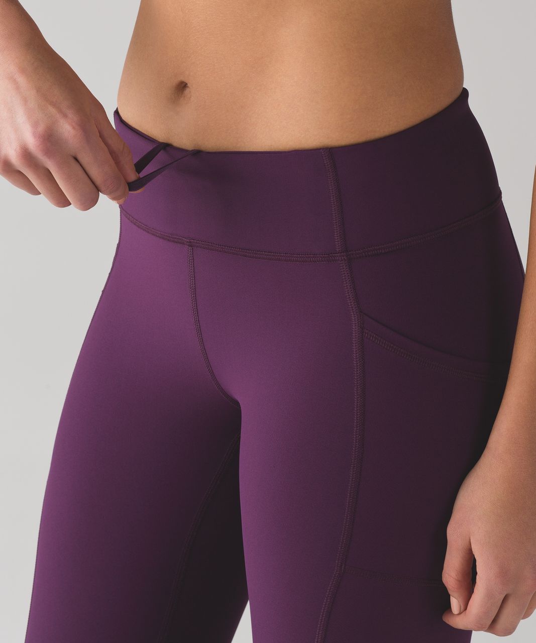 Lululemon Like Nothing 7/8 Tight - Darkest Magenta - lulu fanatics