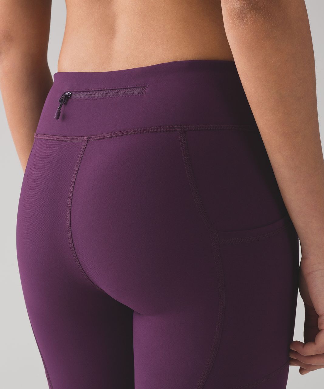 NWT Lululemon Tight Stuff Tight II Size 8 Black Cherry 25 RARE!