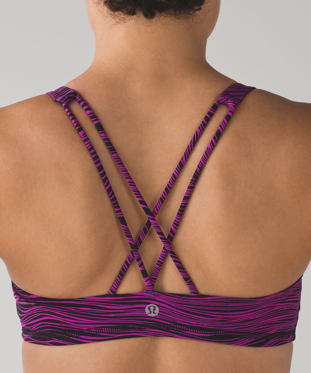 Lululemon Free To Be Bra - Life Lines Polar Pink Black