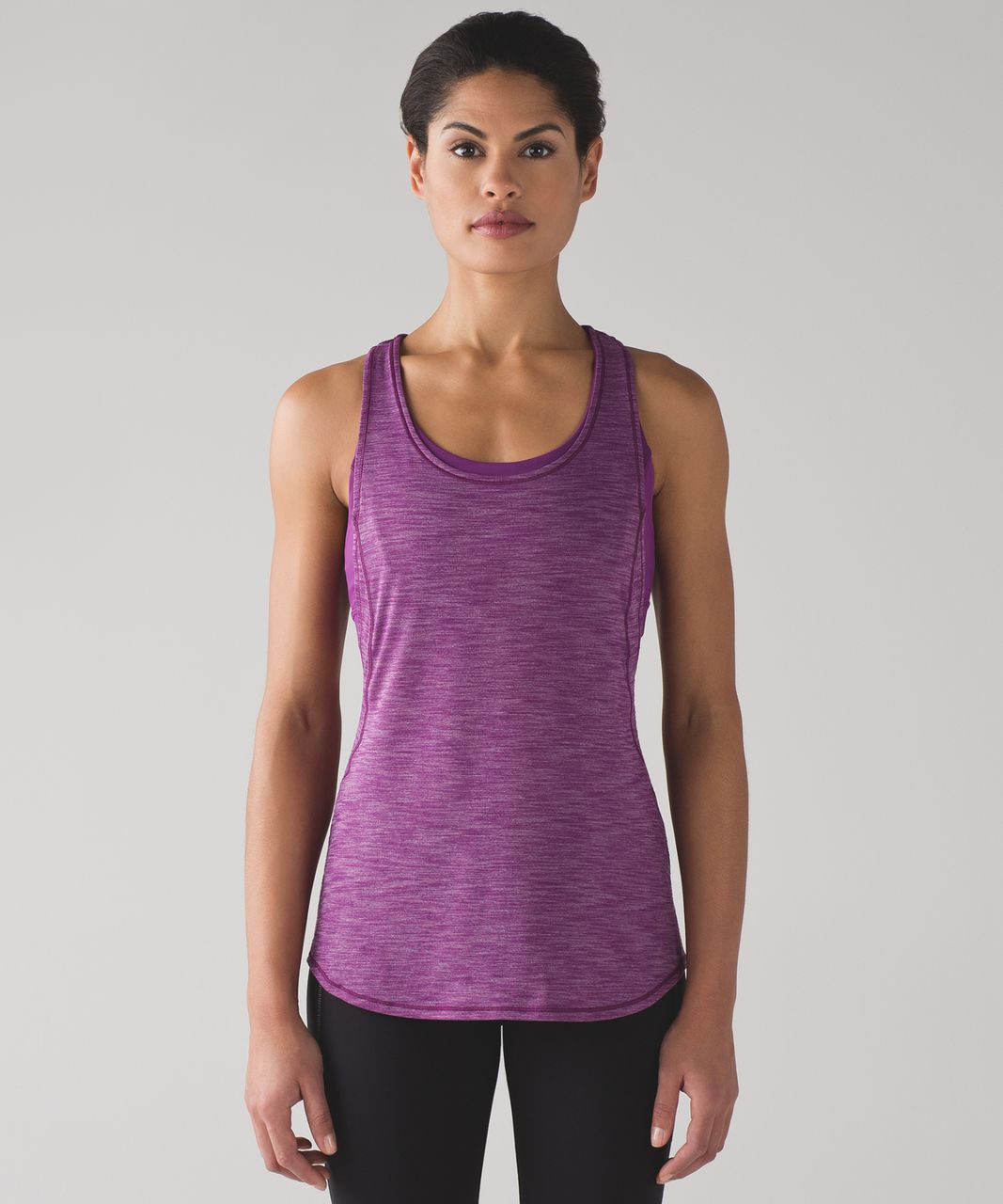 Lululemon On Track Tank - Heathered Aurora / Aurora