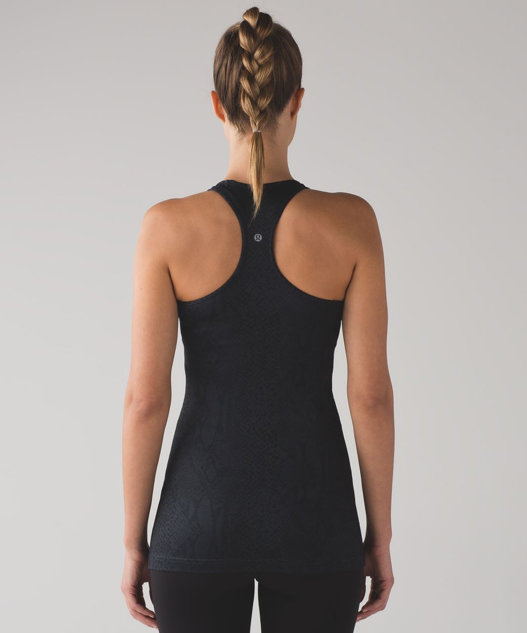 Lululemon Cool Racerback - Desert Snake Deep Coal Black