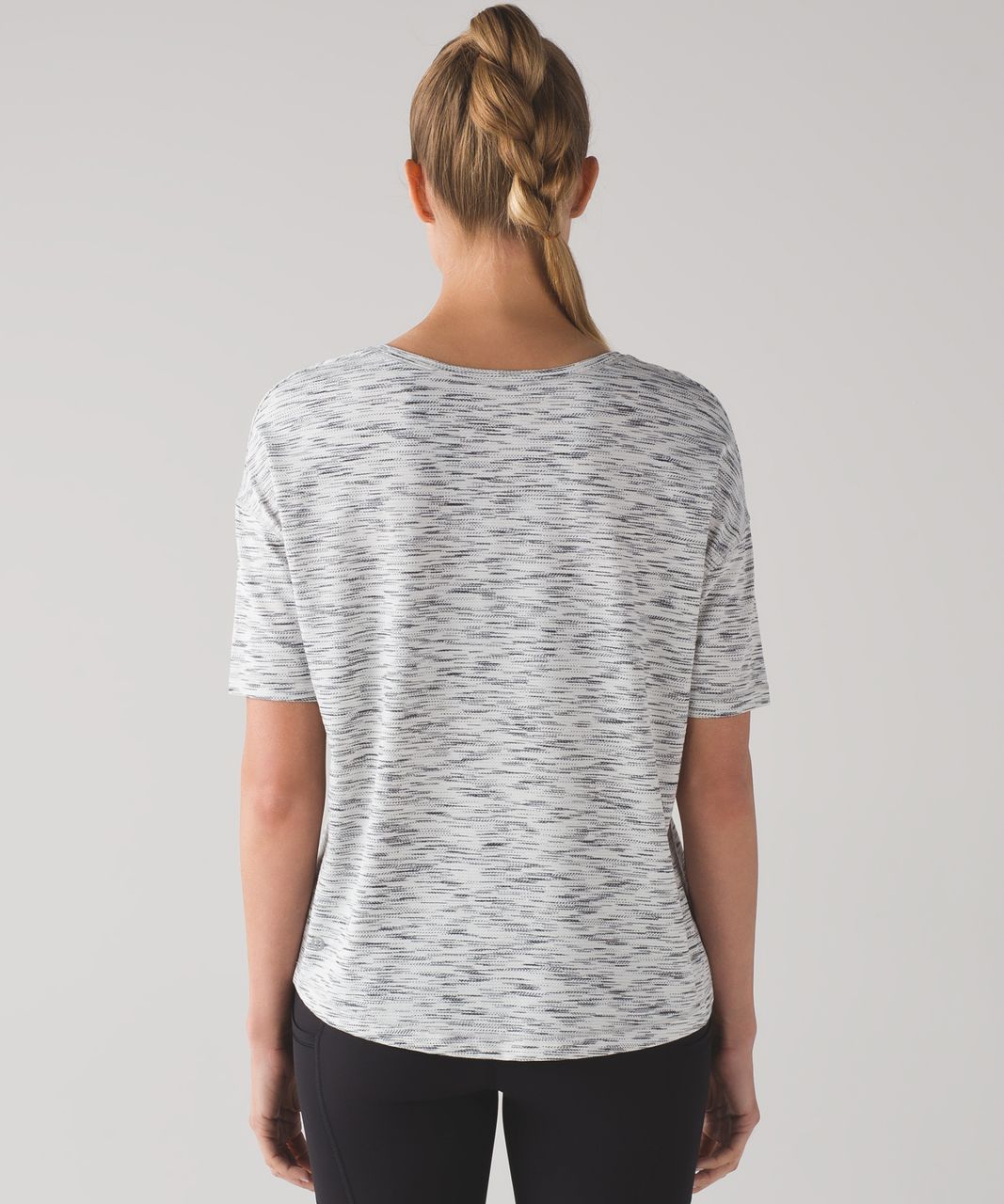 Lululemon Our Sport Tank - Tiger Space Dye Black White - lulu fanatics