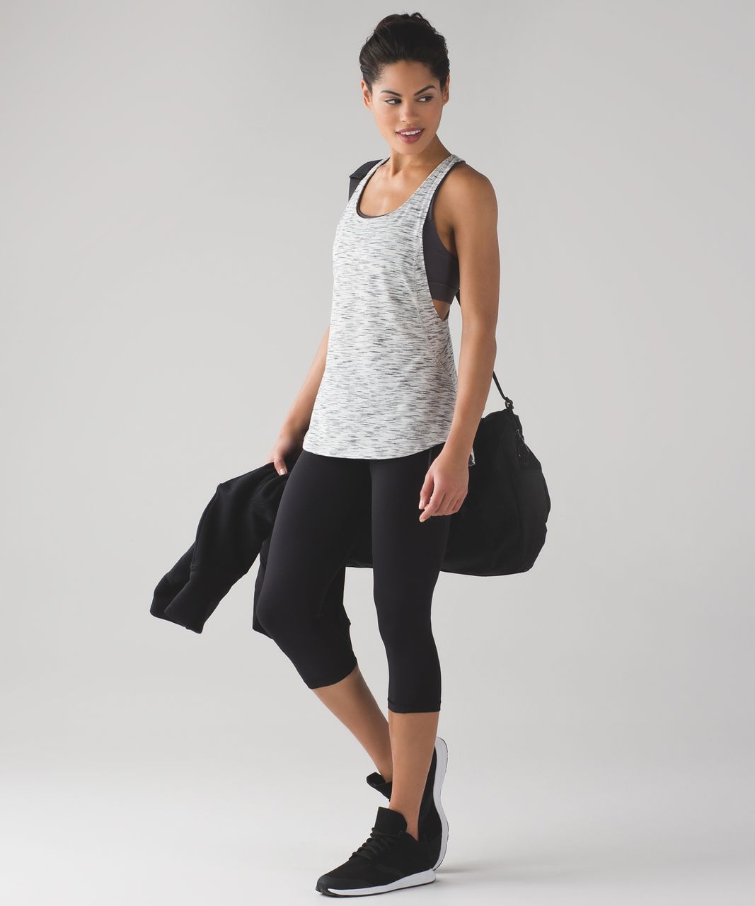 Lululemon On Track Crop (19) - Black - lulu fanatics