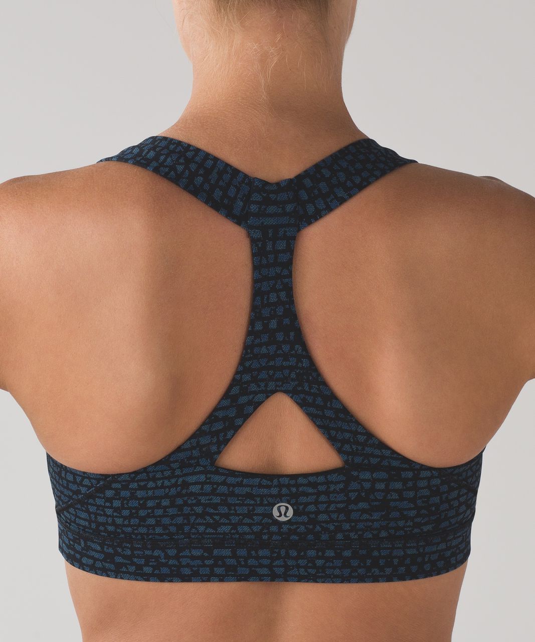 Lululemon Fast Lane Bra - Shatter Weave Desert Teal Alberta Lake