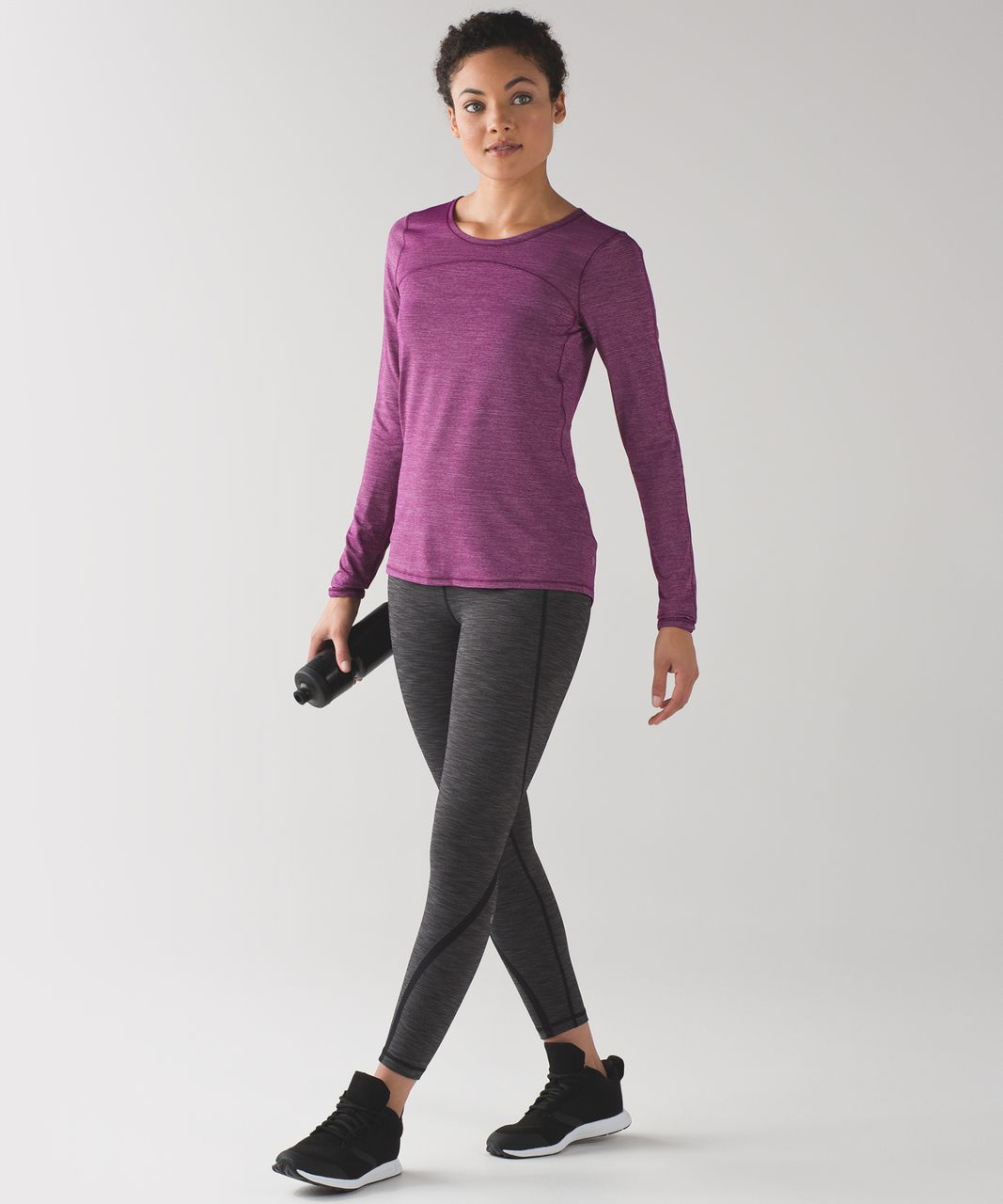 Lululemon On Track Long Sleeve - Heathered Aurora