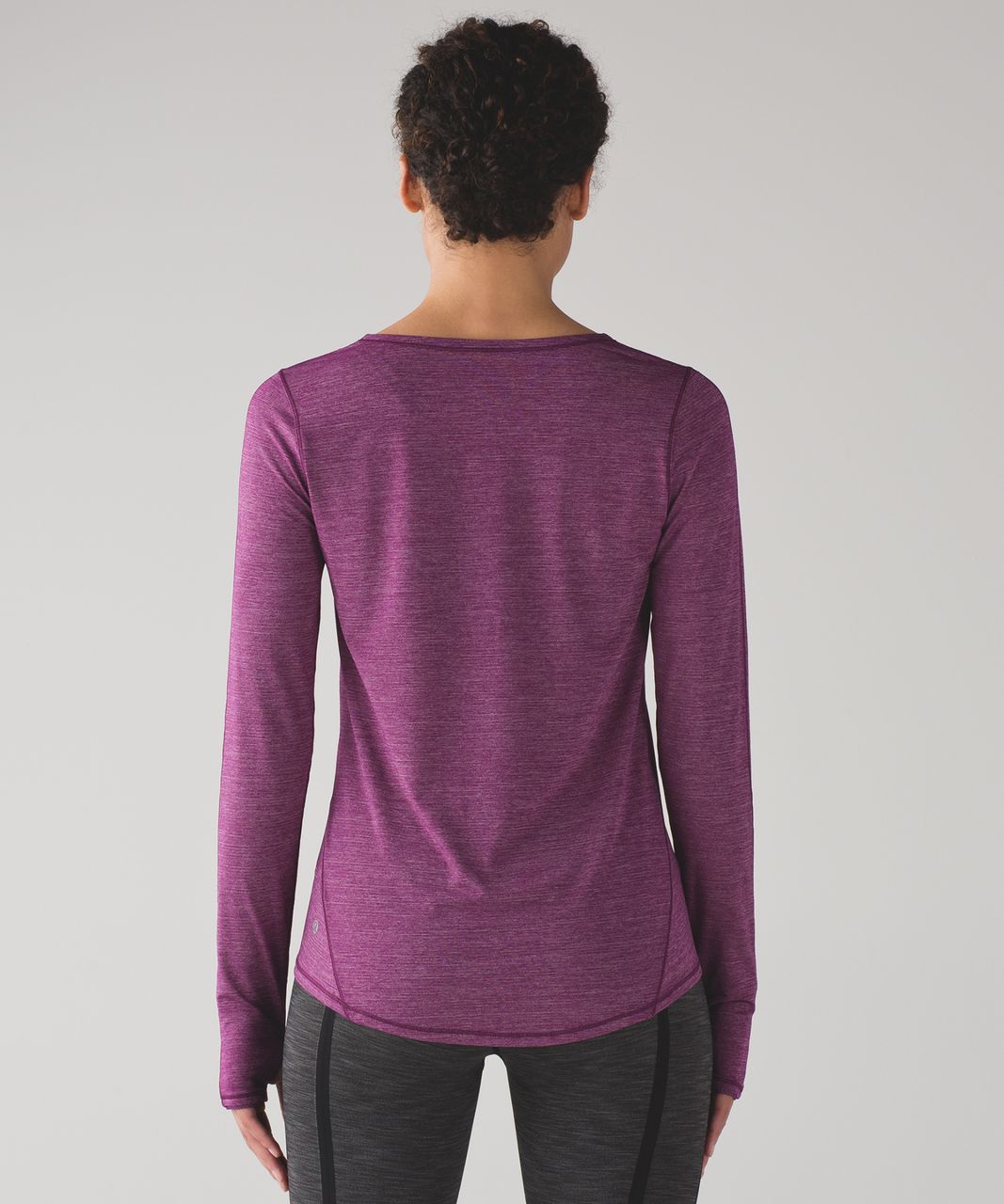 Lululemon On Track Long Sleeve - Heathered Aurora