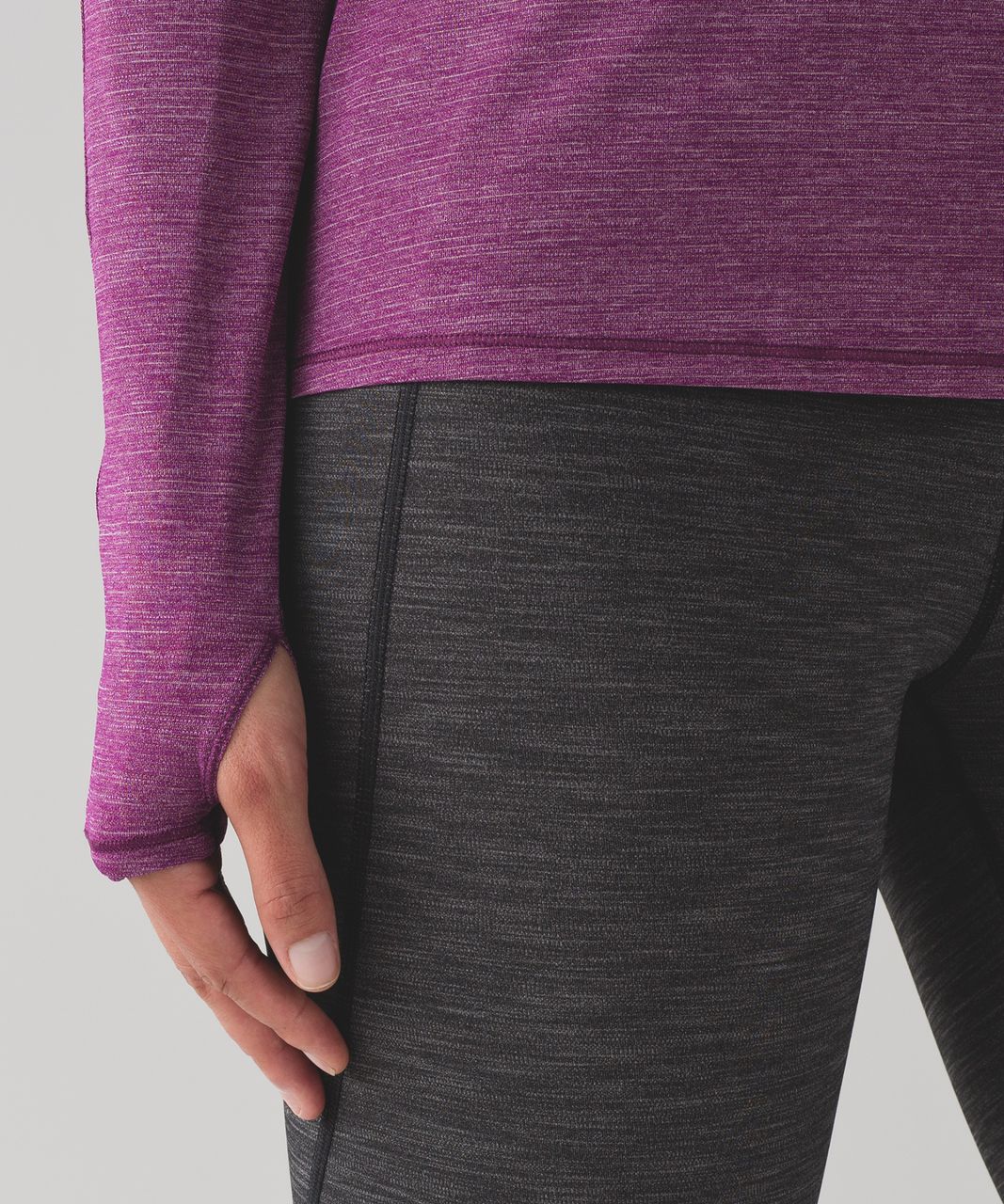 Lululemon On Track Long Sleeve - Heathered Aurora