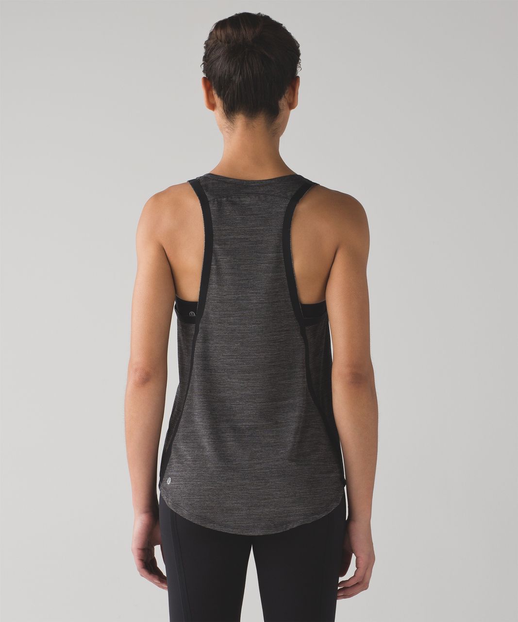 Lululemon On Track Singlet - Heathered Black