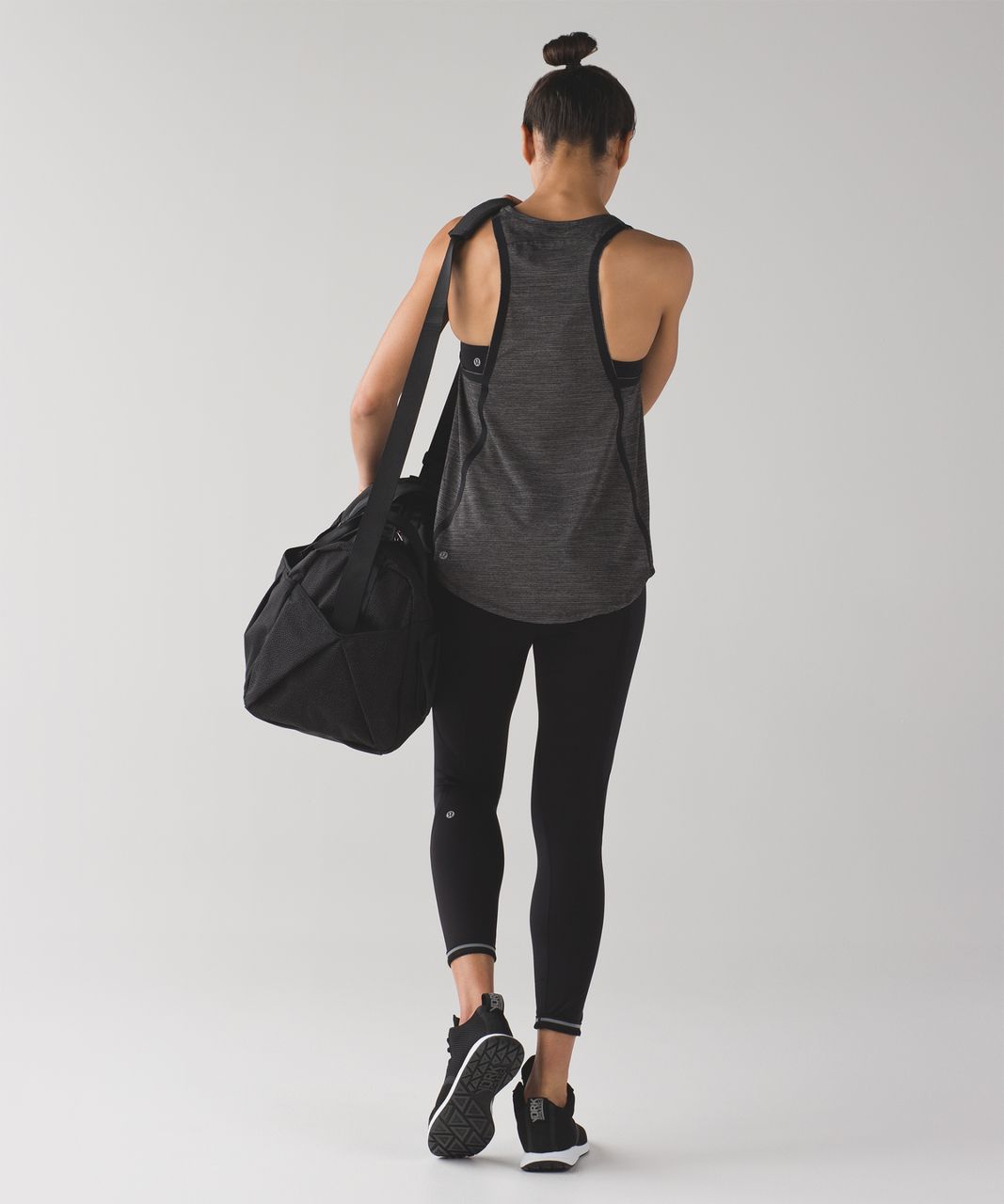 Lululemon On Track Singlet - Heathered Black