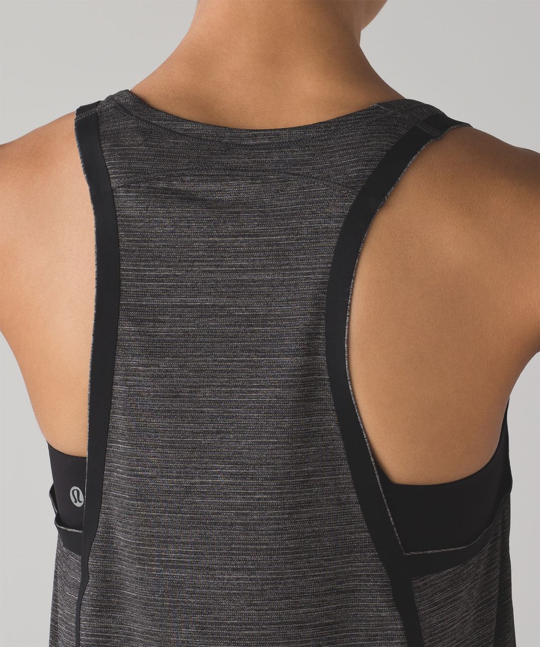 Lululemon On Track Singlet - Heathered Black