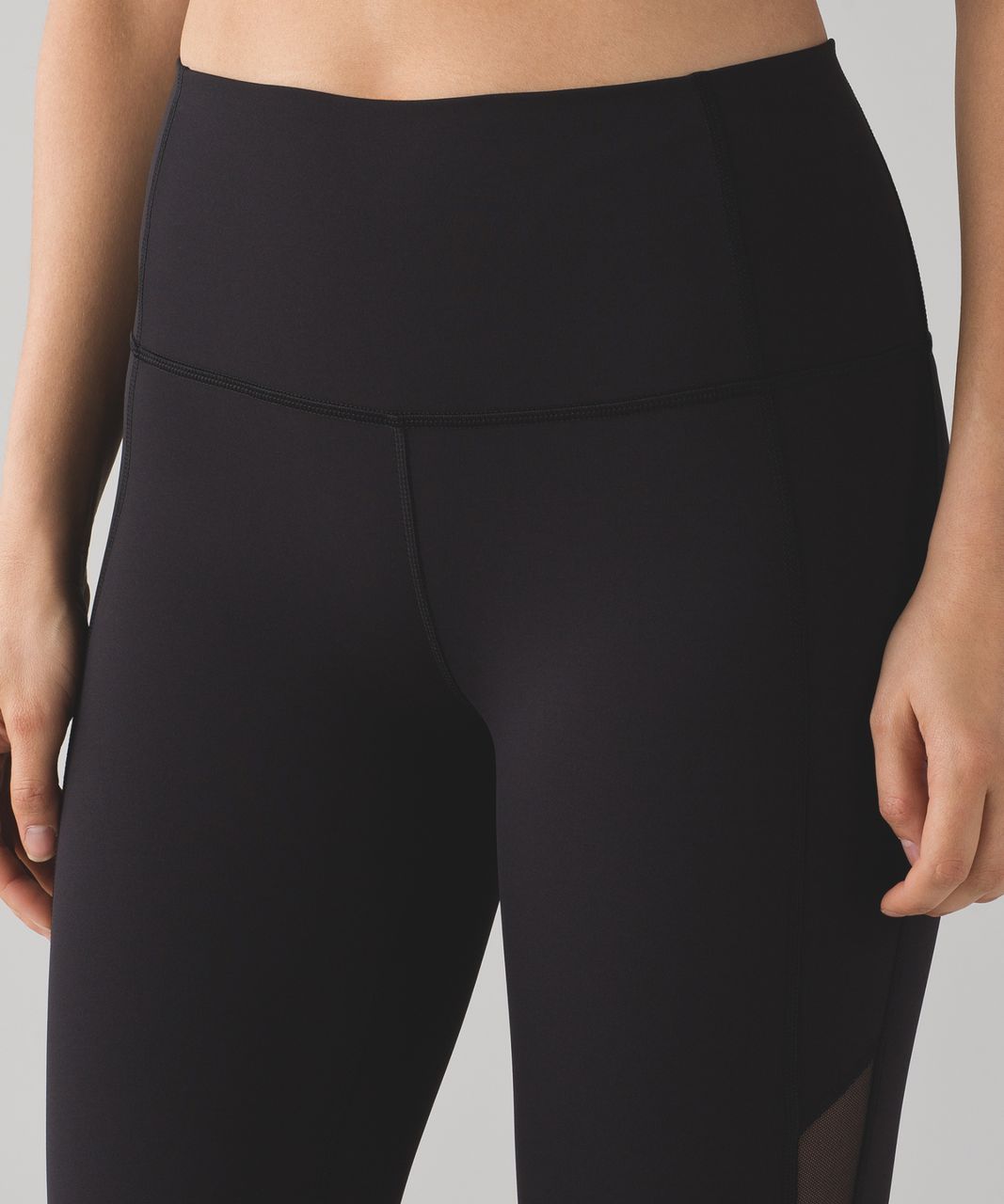 Lululemon Wunder Under 1/2 Tight (High Rise) (Mesh) - Black