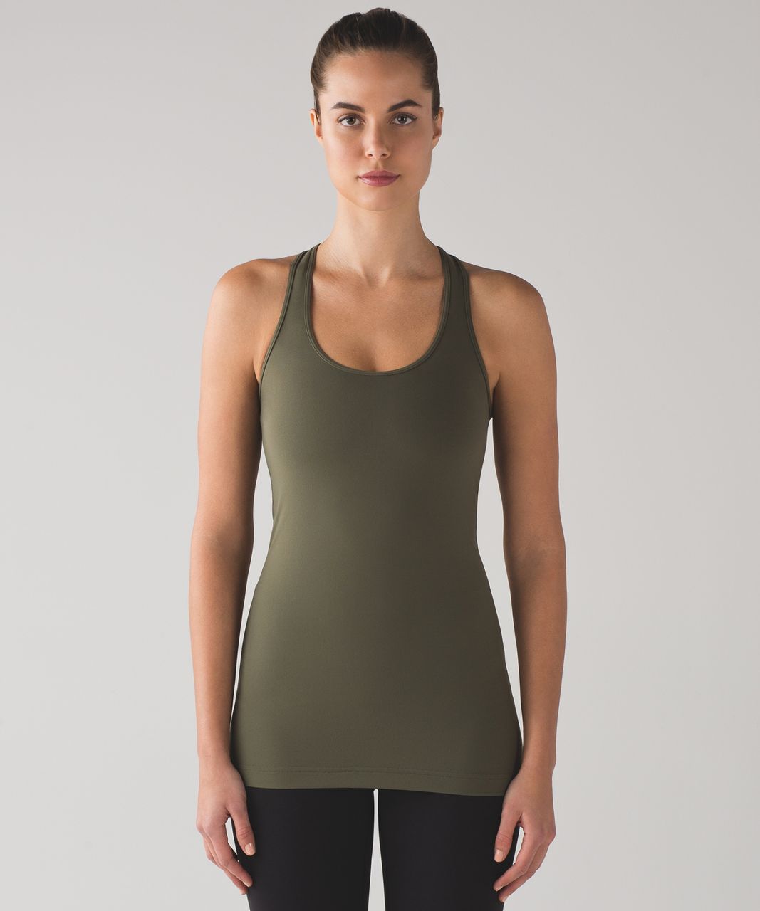 Lululemon Cool Racerback - Fatigue Green