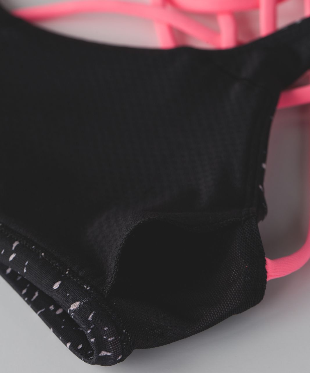 Lululemon Free To Be Bra (Wild) - Butterfly Texture Black White / Flash Light