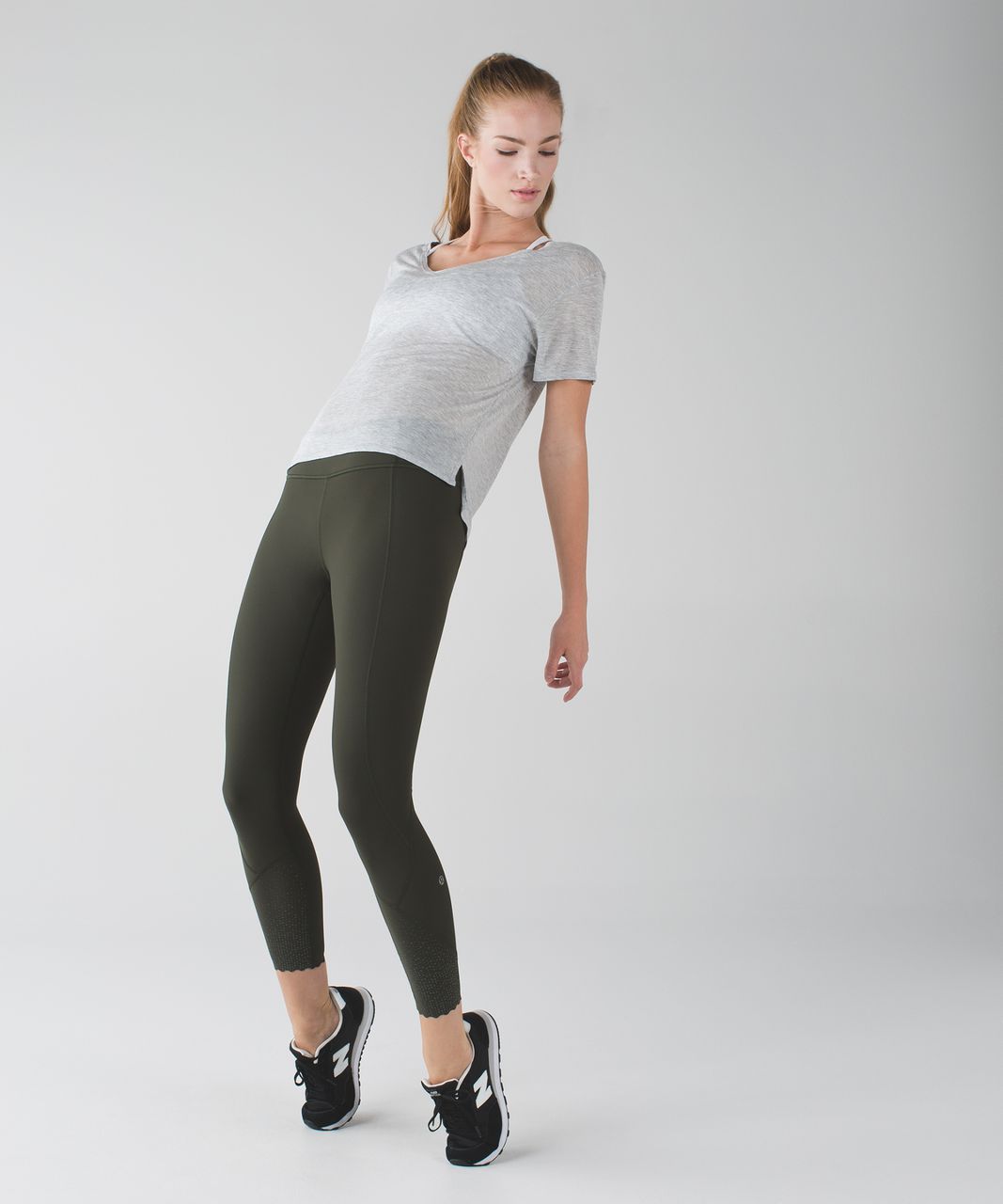 Lululemon Tight Stuff Tight (Reflective) - Gator Green - lulu fanatics